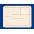 SKLEJKA #3mm Puzzle na podkładce ,  w ramce 21x16cm , puzzle 9szt